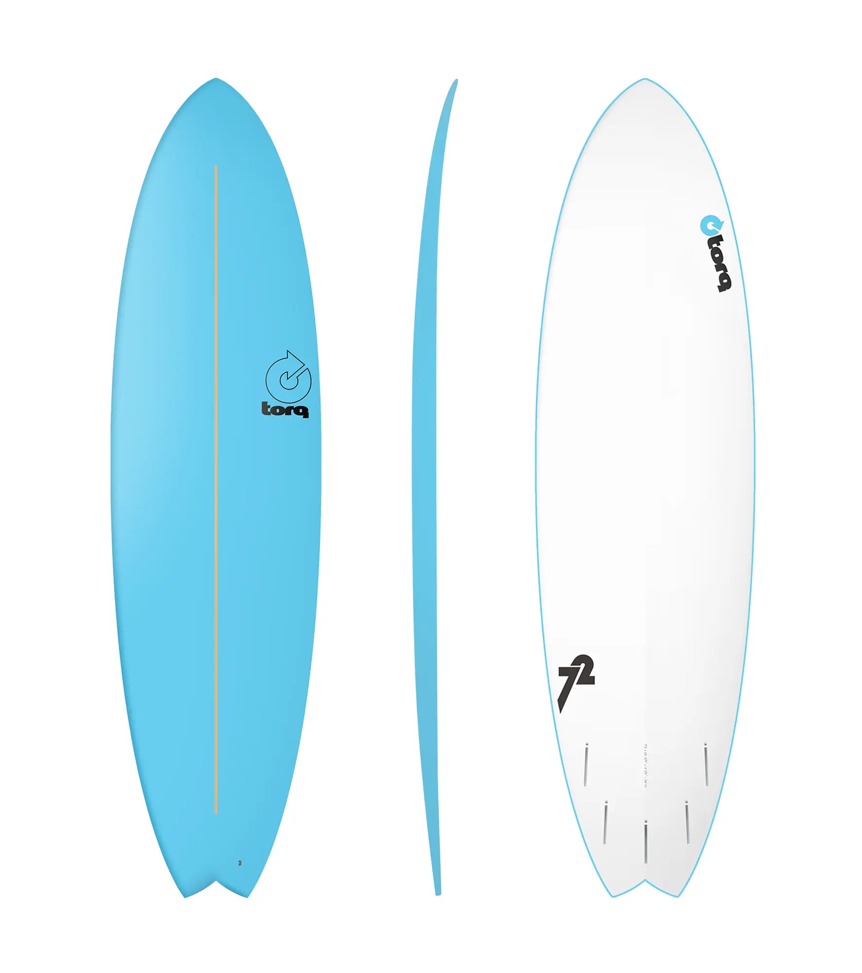 Custom Surfboard -Torq Fish Soft Performance - Futures - 5 Fin