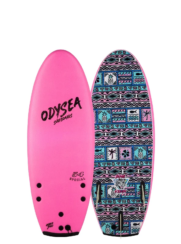 Surfboard Float -Catch Surf Odysea 54" Special Tri JOB PRO Surfboard - Hot Pink