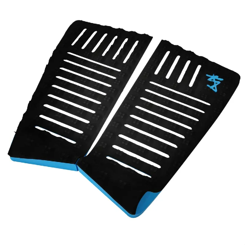 Surfing Towels -STICKY JOHNSON TWIN FIN GRIP - BLACK/BLUE