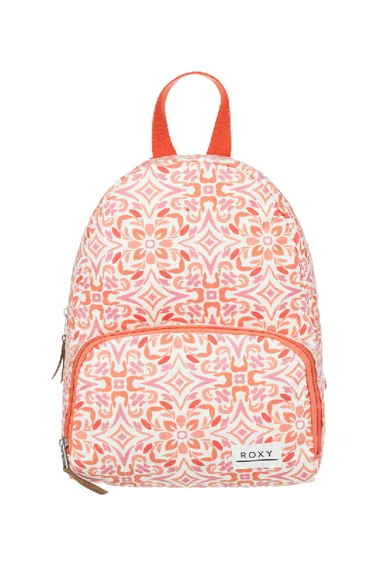 Surfboard Shaper -Roxy Always Core Canvas 8L Extra Small Backpack - Cloud Dancer Fresco Tile