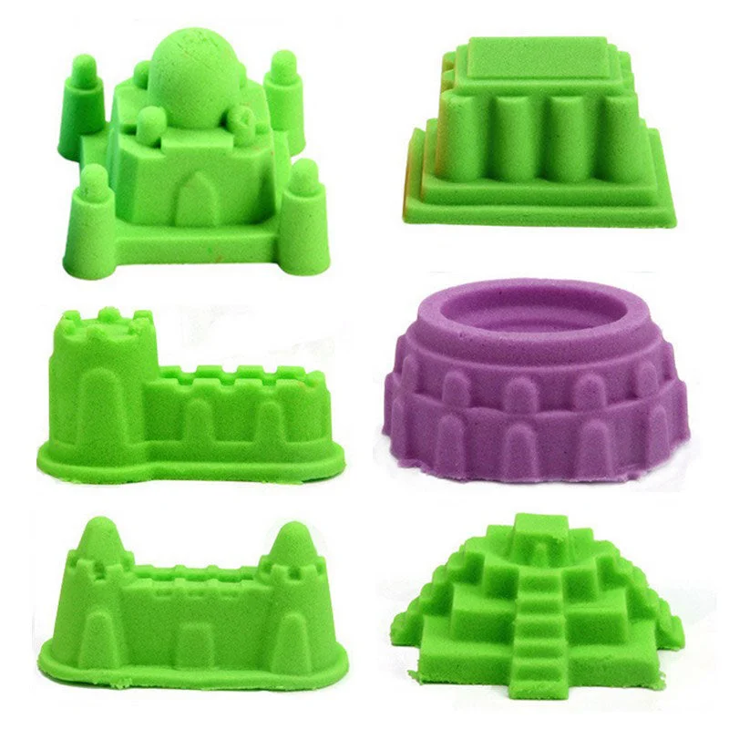 Surfing Stickers -New 6Pcs/Set Portable Castle Sandcastle Beach Sand Toy Children Building Sight