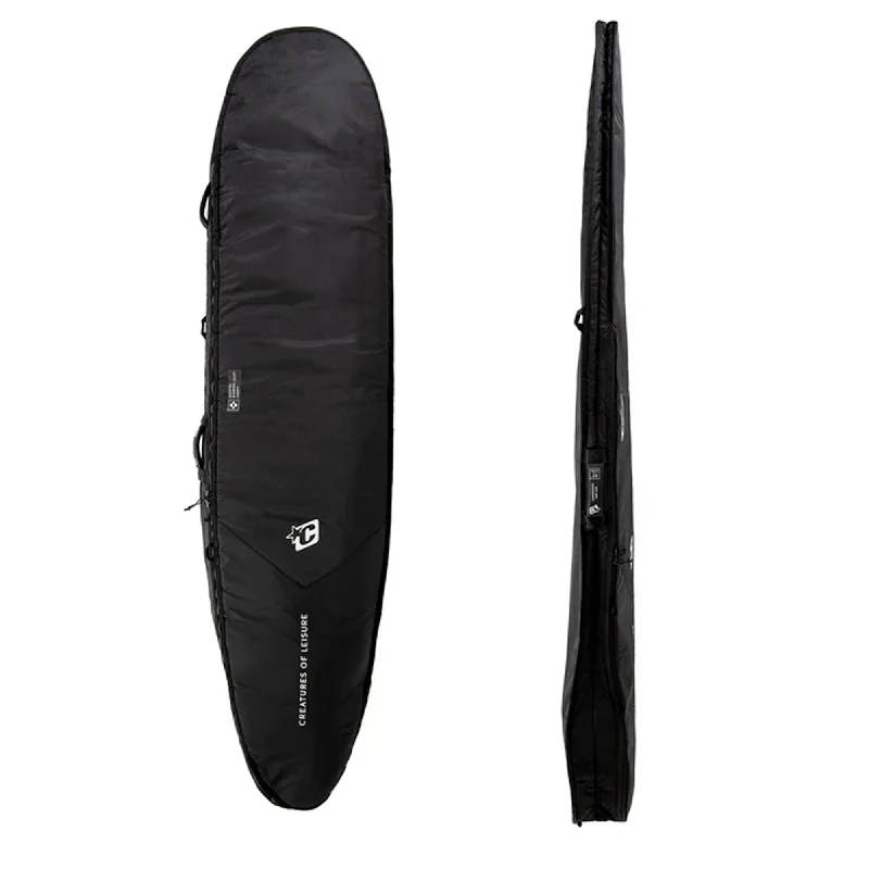 Surfboard Carriers -Creatures of Leisure 2021 Longboard Day Use DT2.0 Surfboard Bag - Black