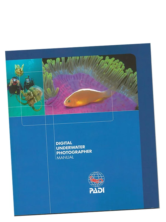 Surfboard Wax Holder -PADI Specialty Course Manual: Digital Underwater Photographer w/ White Balance Slate