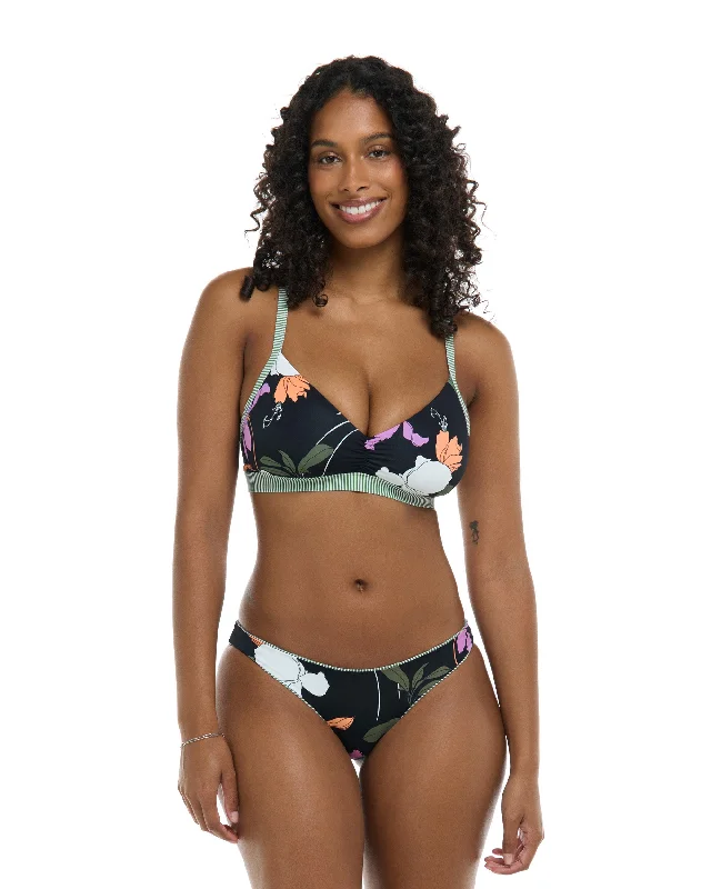 Surfboard Wax Holder -Dreamy Drew Reversible D-F Cup Swim Top - Black / Dreamy