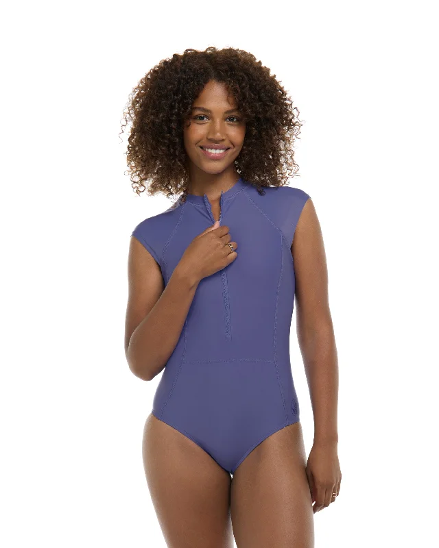 Surf Booties -Smoothies Manny One-Piece Swimsuit - Iris