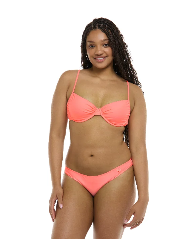 Board Storage Stand -Smoothies Alice Underwire Bikini Top - Coral