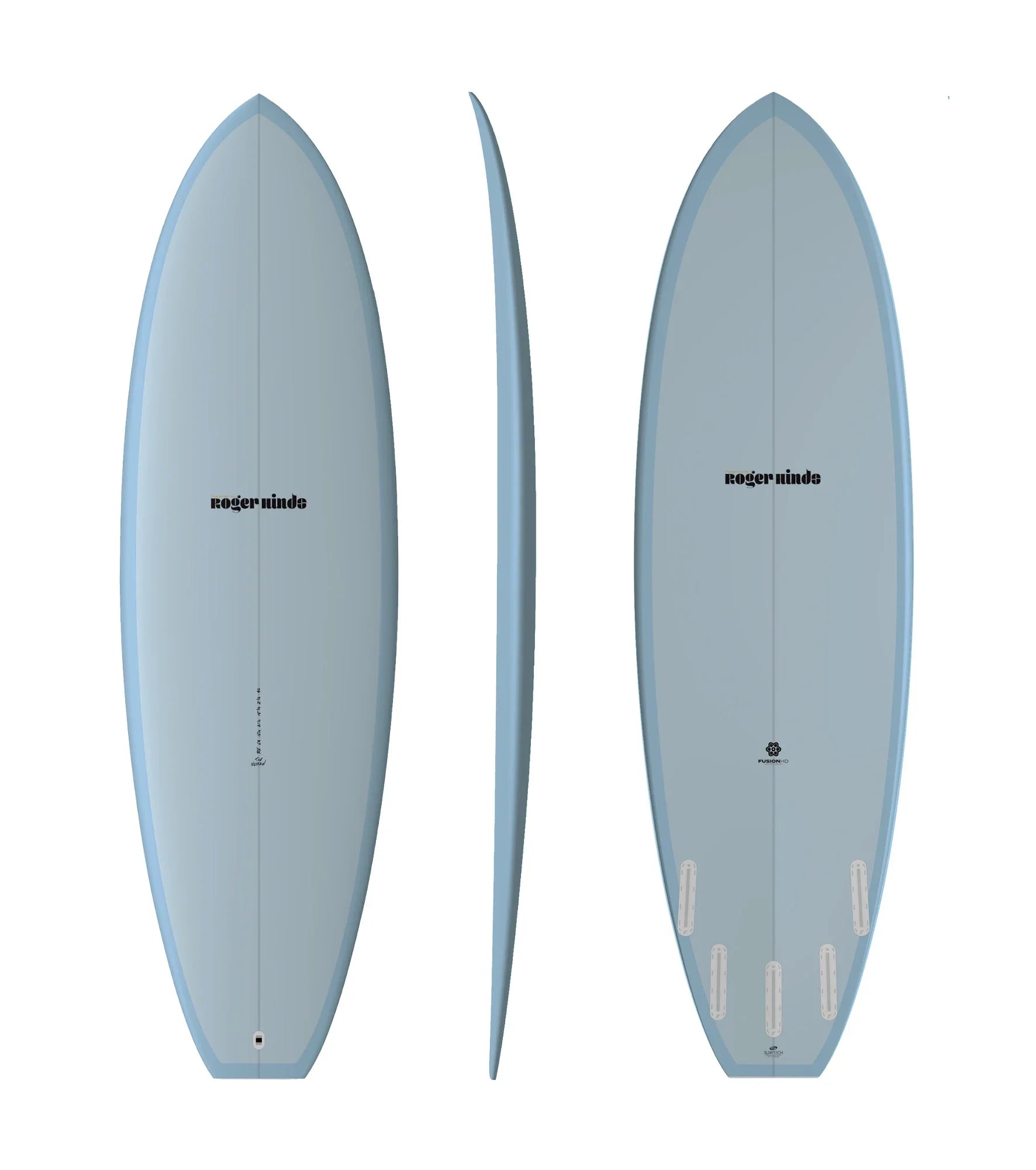 Surfboard Nose Guard -Roger Hinds Nomad - Fusion HD - Futures - 5 Fin