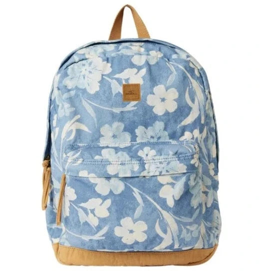 Waterproof Surfboard Bag -Oneill Shoreline Backpack - Black Floral - Vintage - Blue