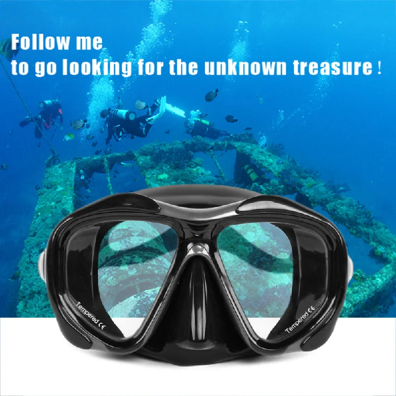 3mm Wetsuit -Ship From US Professional Adult Recreation Diving Snorkel Swimming Goggles Swim Glasses Unisex Goggles Waterproof Eyeglasses