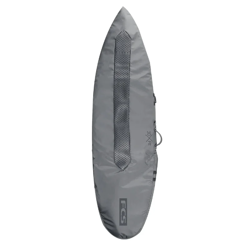 Surfing Socks -FCS 3DxFit Day All Purpose Surfboard Bag - Steel Grey