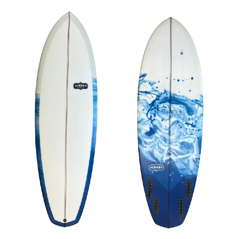 Surfing Stickers -Almond Quadkumber - 5'8