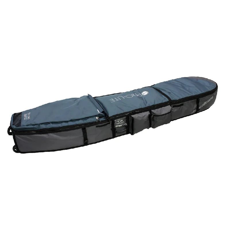 Surfboard Bag -Pro-Lite Board Bag - Wheeled Coffin-Longboard 9'0 & 9'6 (2-4 Boards) navy/gray