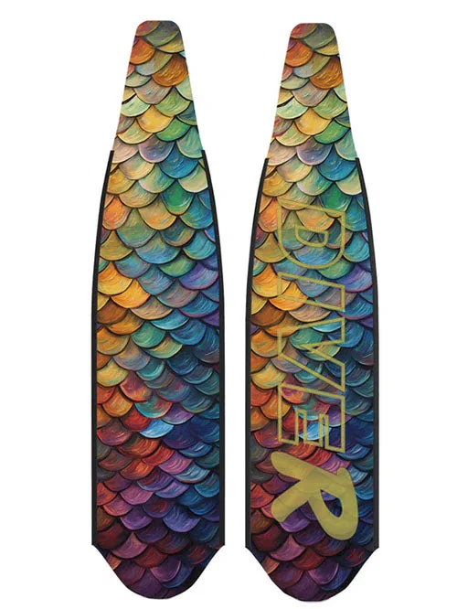 Beach Towel Set -DiveR Freediving Fin Blades - Parrot Fish