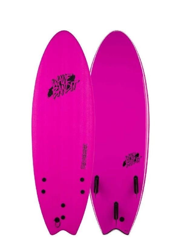 SUP Surfboard -Catch Surf Wave Bandit 5'6" Performer Tri Fin Foam Surfboard - Pink