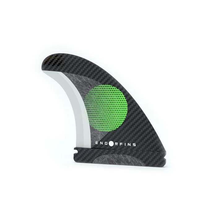 Surfboard Trolley -ENDORFINS SLATER KS1 SMALL THRUSTER BLACK/GREEN CARBON FUTURES