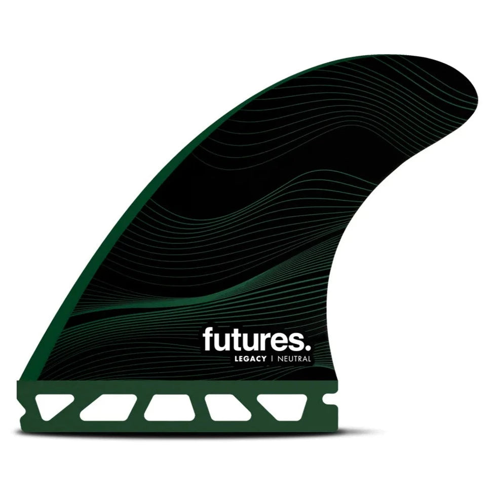 Wetsuit Boots -Futures F8 Honeycomb Large Five Fin Set - Large/Green