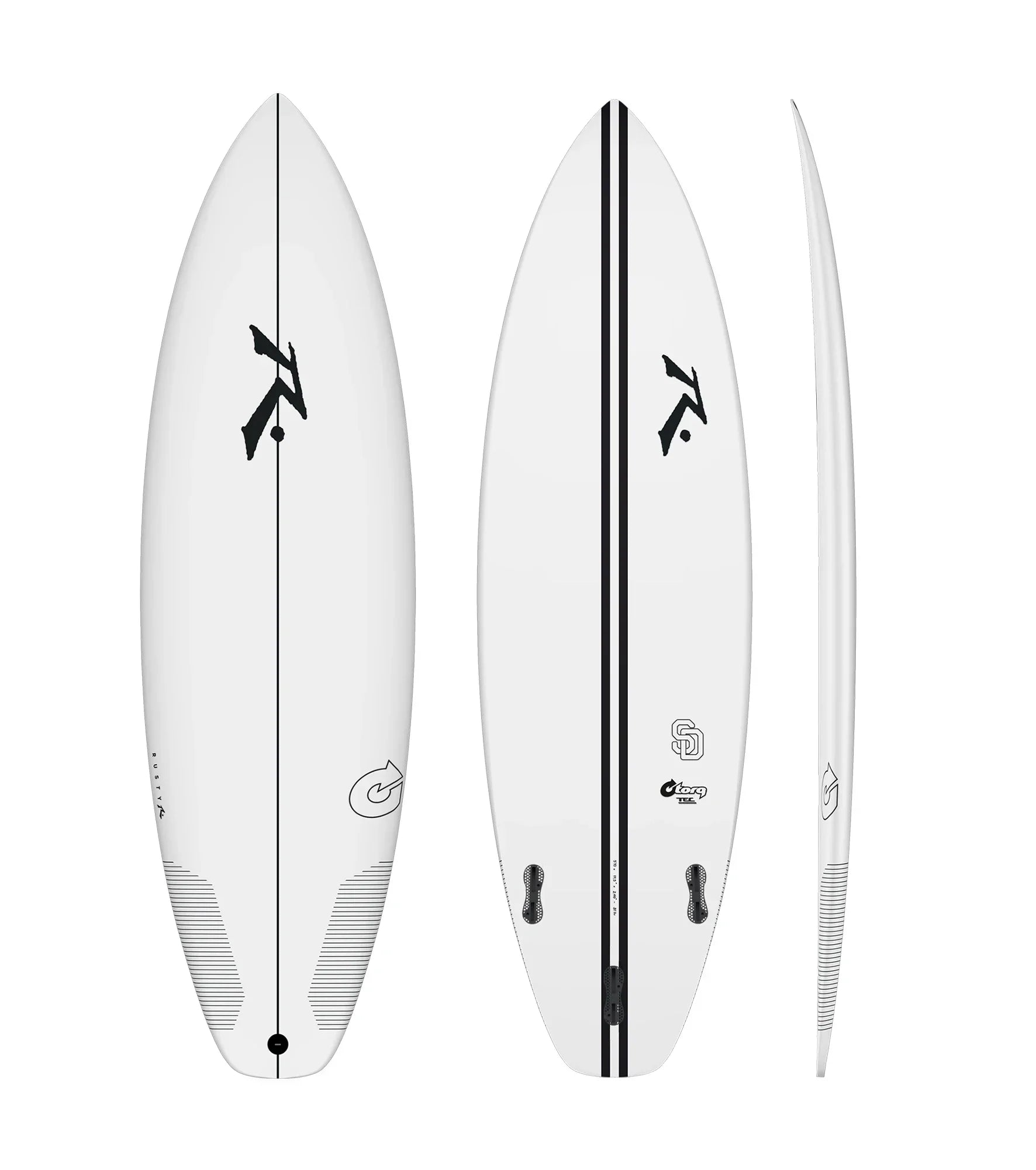 5mm Wetsuit -Rusty SD - Torq TEC - FCS II - 3 Fin