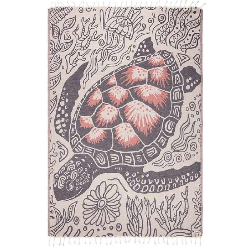 Beach Cooler -Sand Cloud Taino Turtle XL Beach Towel