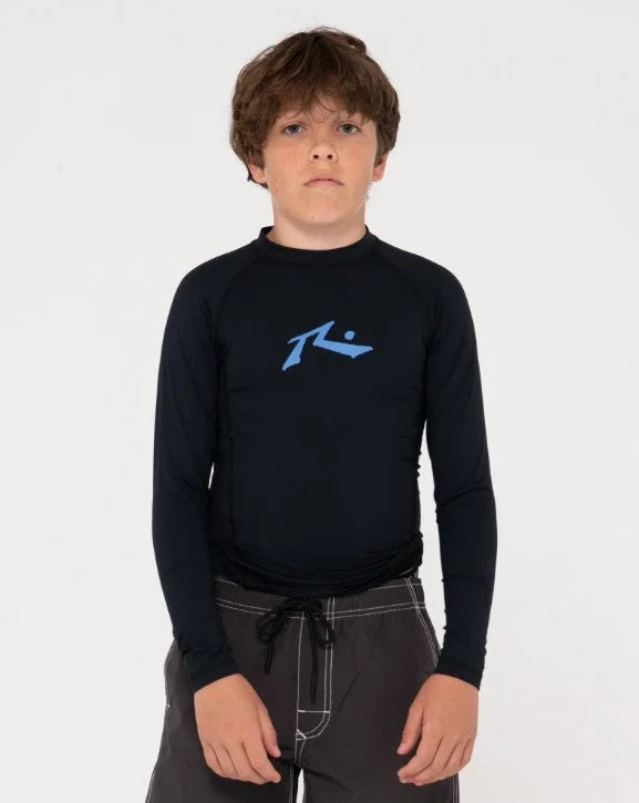 Beach Cooler -Rusty Still Surfing Youth LS Thermal Rash Top - Sum24