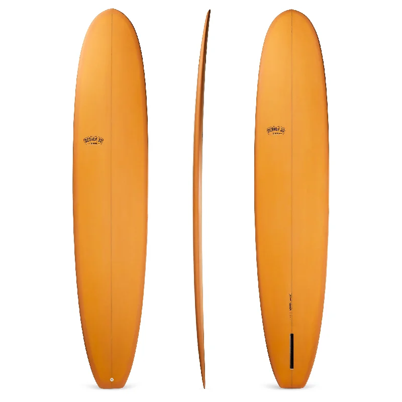 Surfboard Fin Box -9'8" Classic Longboard Surfboard Coral Resin Tint (Poly)