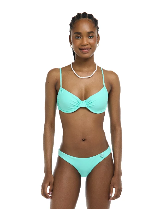 Surfboard Hitch Rack -Smoothies Alice Underwire Bikini Top - Sea Mist