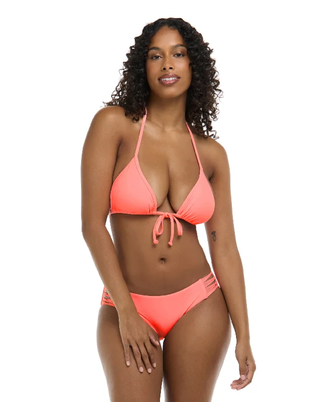 Surfing Towels -Smoothies Dita Triangle Bikini Top D - Coral