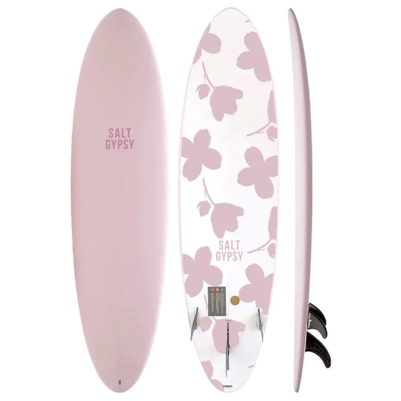 Surf Shoes -SALT GYPSY MID TIDE 7'4" DIRTY PINK EPOXY SOFT 51L FCSII