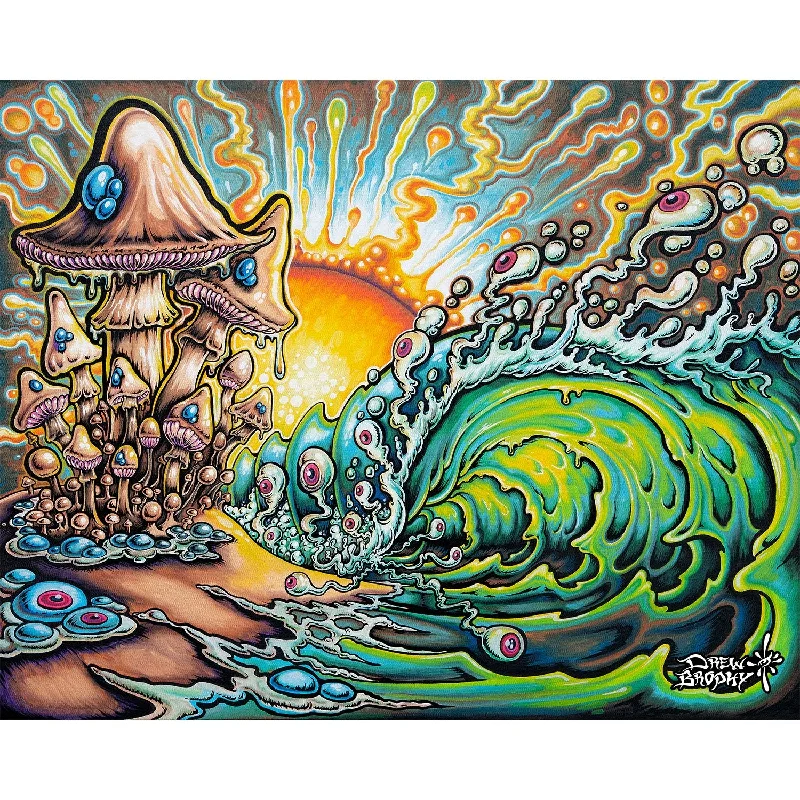 Surfboard Cleaning Kit -Mushroom Tube Fine Art Prints