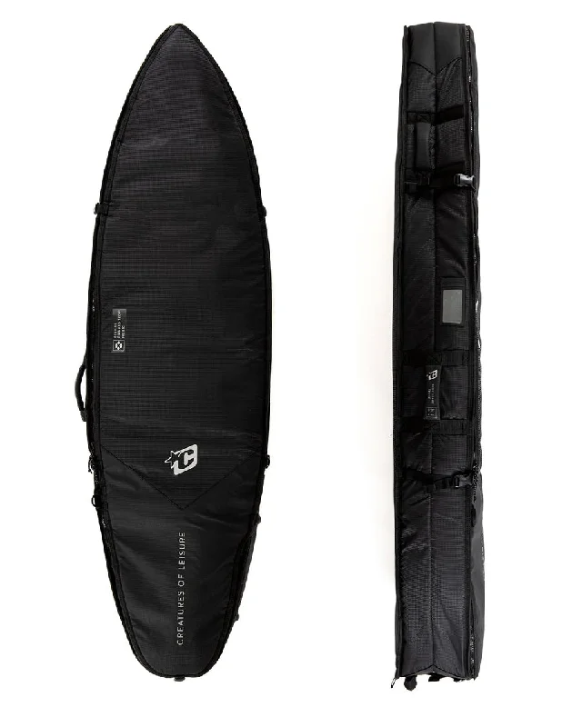 Adjustable Wetsuit -Creatures Shortboard Triple DT2 Boardbag-Black Silver