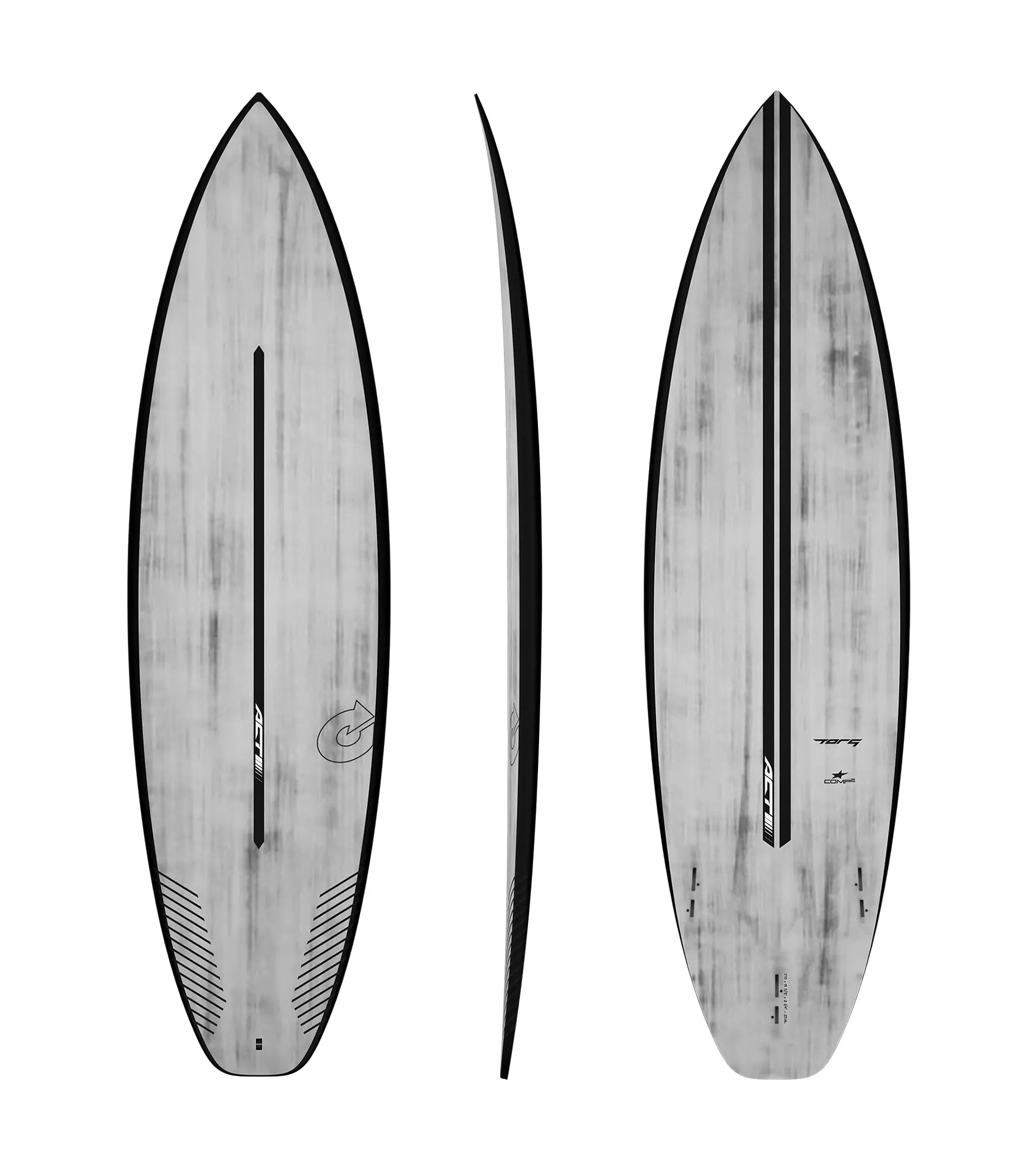 High-Performance Surfboard -Torq Comp 2 ACT - FCS II - 3 Fin