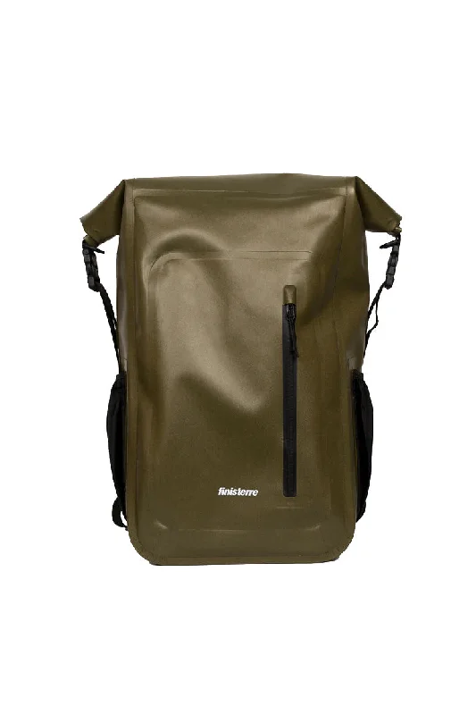 Cold Water Wetsuit -Finisterre Drift 30L Waterproof Roll Top Backpack - Olive