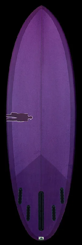 Paddleboard -Bullet Single Fin | Rich Purple resin tint