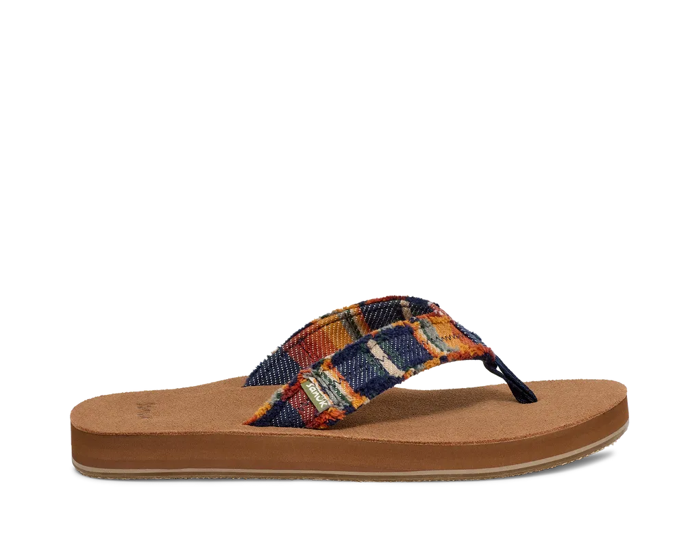 Surfboard Shaper -Sanuk Mens Sandals Fraid Not Blanket