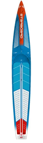 Beach Mat -2025 STARBOARD SUP 14’0” x 23” GEN R BLUE CARBON SANDWICH SUP BOARD WITH CARRYING CASE