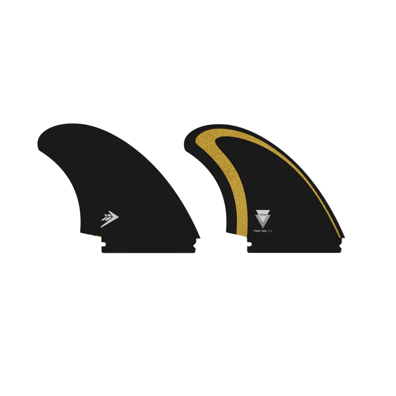 Paddle for SUP -FIREWIRE TOMO MAX KEEL BLACK/GOLD FUTURES BASE