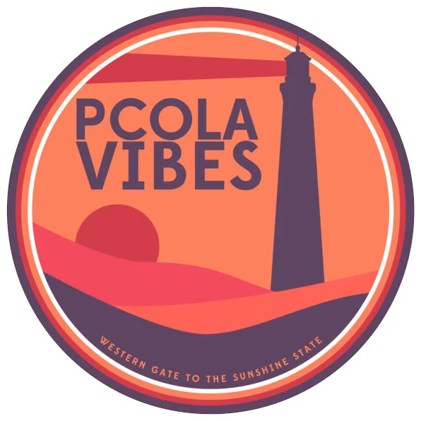 Surf Trainer -Pensacola Vibes Western Gate Lighthouse Sticker