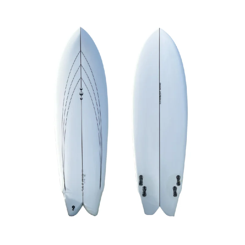 Surfboard Wax Holder -Woodin Little Wing Fish - 6'2