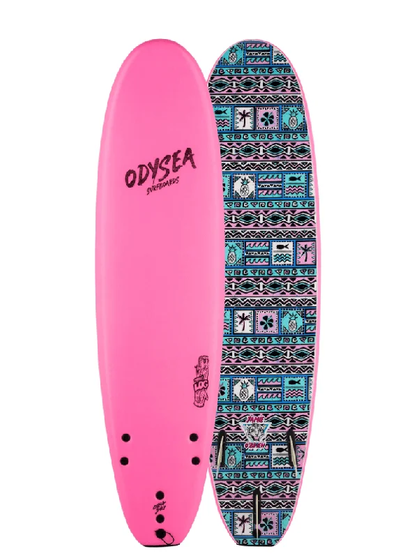 Wetsuit Hood -Catch Surf Odysea 7'0 Log Jamie O'Brien Surfboard - Hot Pink