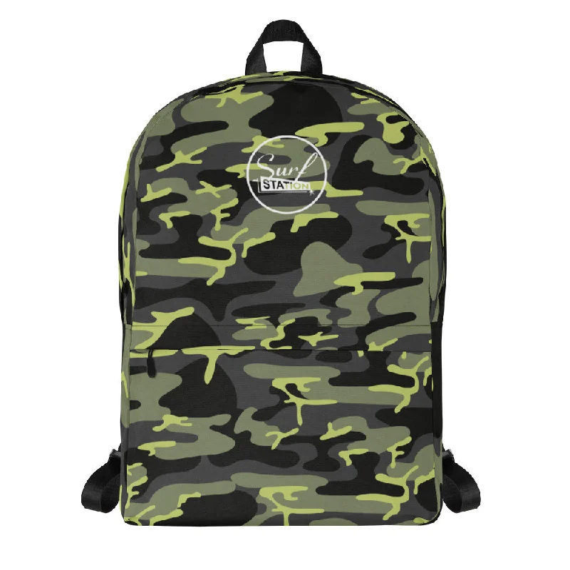 Surfing Jacket -Surf Station Backpack - Camo