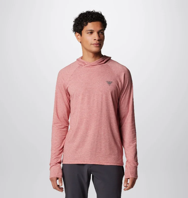 Warm Water Wetsuit -Men's PFG Uncharted Hoodie - Sandalwood Pink Heather