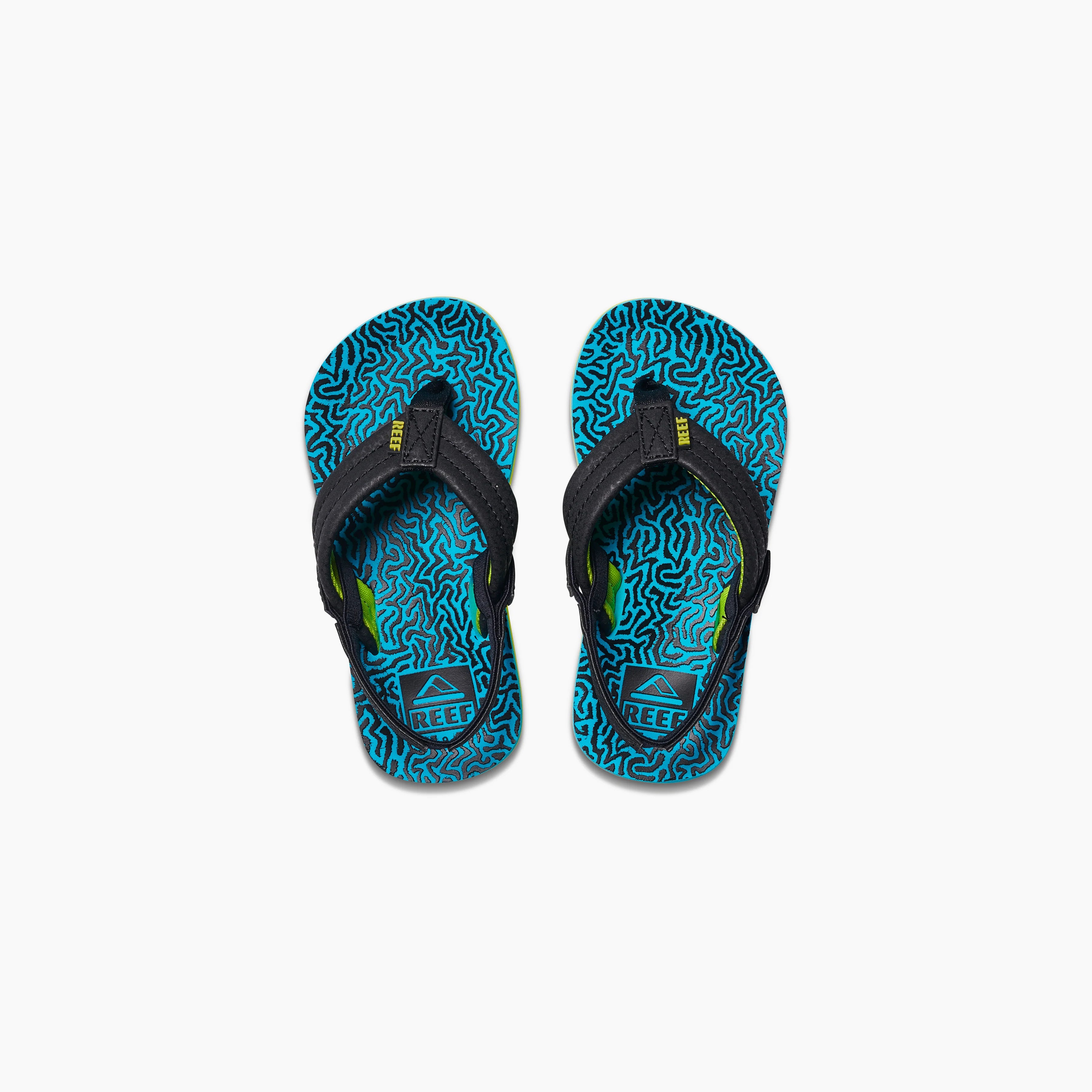 Surfboard Nose Guard -Kid's Little Ahi Sandal - Blue Coral