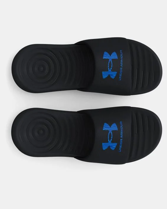 Waterproof Surfboard Bag -Women's UA Ansa Graphic Slide Sandal - Black/Team Royal